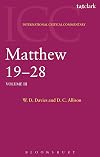 Matthew 19-28: Volume 3 (International Critical Commentary)
