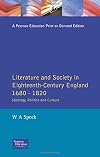 Literature and Society in Eighteenth-Century England: Ideology, Politics and Culture, 1680-1820 (Themes In British Social History)