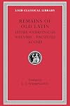 Remains of Old Latin, Volume II, Livius Andronicus. Naevius. (Loeb Classical Library No. 314)