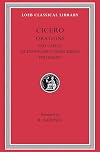 Cicero: B. Orations, Pro Caelio. De Provinciis Consularibus. Pro Balbo.