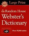 Random House Webster's Dictionary--Large Print Edition (PB)