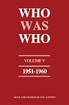 Who Was Who (1951-1960): v. 5 (Who's Who)