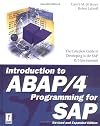 Introduction to ABAP/4 Programming for SAP, Revised and Expanded Edition