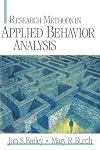 Research Methods in Applied Behavior Analysis