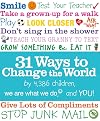 31 Ways to Change the World
