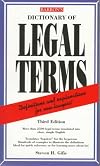 Dictionary of Legal terms