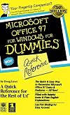Microsoft Office 97 for Windows for Dummies : Quick Reference