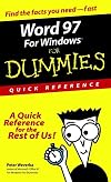 Word 97 for Windows for Dummies: Quick Reference