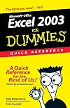 Excel 2003 for Dummies: Quick Reference