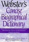 Webster's Concise Biographical Dictionary