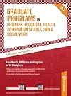 Graduate Programs in Business, Education, Health, Information Studies, Law & Social Work