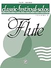 Classic festival solos, volume 2. Flute solo book.