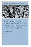 Teaching and Learning at a Distance