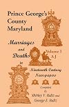 Prince George's County, Maryland, marriages and deaths in nineteenth century newspapers