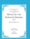 Preliminary Inventory of the Textual Records of the Office of the Surgeon General (Army): Record Group 112