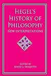 Hegel's History of Philosophy: New Interpretations (Suny Series in Hegelian Studies)