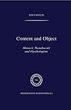 Content and object : Husserl, Twardowski, and psychologism