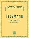 Four Sonatas for Flute and Piano [score]