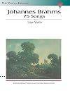 The Vocal Library : Johannes Brahms : 75 Songs : Low Voice {score : vocal}