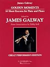 Golden Moments: 10 Short Encores for Flute and Piano : Great Performer's Edition