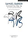 Barber : Violin concerto, Op.14 {corrected revised version} [violin and piano reduction] [score]