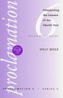 Holy Week, Series C