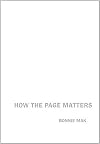 How the Page Matters (Studies in Book and Print Culture)