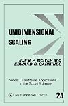 Unidimensional Scaling