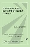 Summated Rating Scale Construction: An Introduction