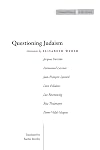 Questioning Judaism: Interviews by Elisabeth Weber (Cultural Memory in the Present)