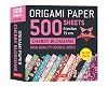 Origami Paper 500 sheets Cherry Blossoms 6 inch (15 cm): Tuttle Origami Paper: High-Quality Double-Sided Origami Sheets Printed with 12 Different Patterns (Instructions for 6 Projects Included)