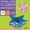 Origami Paper 6 3/4" (17 cm) Flower Patterns 48 Sheets: Tuttle Origami Paper: Double-Side Origami Sheets Printed with 8 Different Designs: Instructions for 6 Projects Included