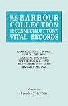 The Barbour Collection of Connecticut Town Vital Records. Volume 2: Barkhamsted, 1779-1854, Berlin 1785-1850, Bethany 1832-1853, Bethlehem 1787-1851, Bloomfield 1835-1853, Bozrah 1786-1850