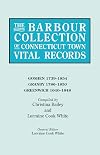 The Barbour Collection of Connecticut Town Vital Records. Volume 14: Goshen 1739-1854, Granby 1786-1850, Greenwich 1640-1848