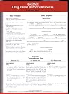 Quicksheet Citing Online Historical Resources