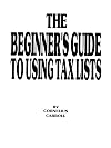 The Beginner's Guide to Using Tax Lists