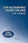 Top Accounting Issues for 2012 CPE Course