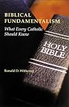 Biblical Fundamentalism: What Every Catholic Should Know