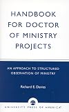 Handbook for Doctor of Ministry Projects