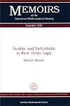 Duality and definability in first order logic