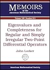 Eigenvalues and completeness for regular and simply irregular two-point differential operators