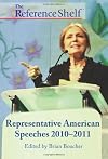 Representative American Speeches: 2010-2011