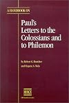 A Translators Handbook on Paul's Letters to the Colossians and to Philemon