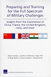 Preparing and training for the full spectrum of military challenges : insights from the experiences of China, France, the United Kingdom, India, and Israel
