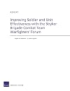Improving Soldier and Unit Effectiveness with the Stryker Brigade Combat Team Warfighters' Forum