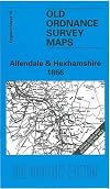 Allendale and Hexhamshire 1866 (Old Ordnance Survey Maps - Inch to the Mile)