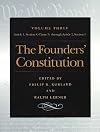 The Founders' Constitution, Volume 3: Article 1, Section 8, Clause 5, Through Article 2, Section 1