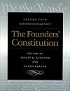 The Founders' Constitution, Volume 4: Article 2, Section 2, Through Article 7