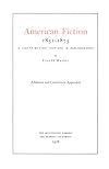 American fiction, 1851-1875; a contribution toward a bibliography