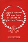 English versions of Roman satire in the earlier eighteenth century